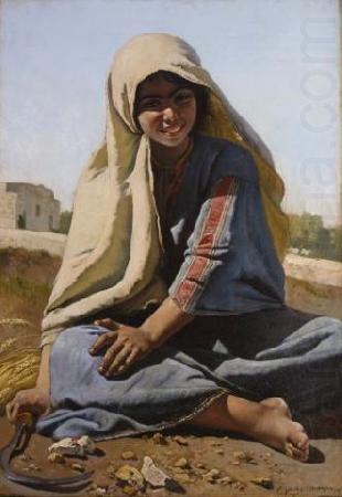 Charles Verlat The Girl from Bethlehem china oil painting image